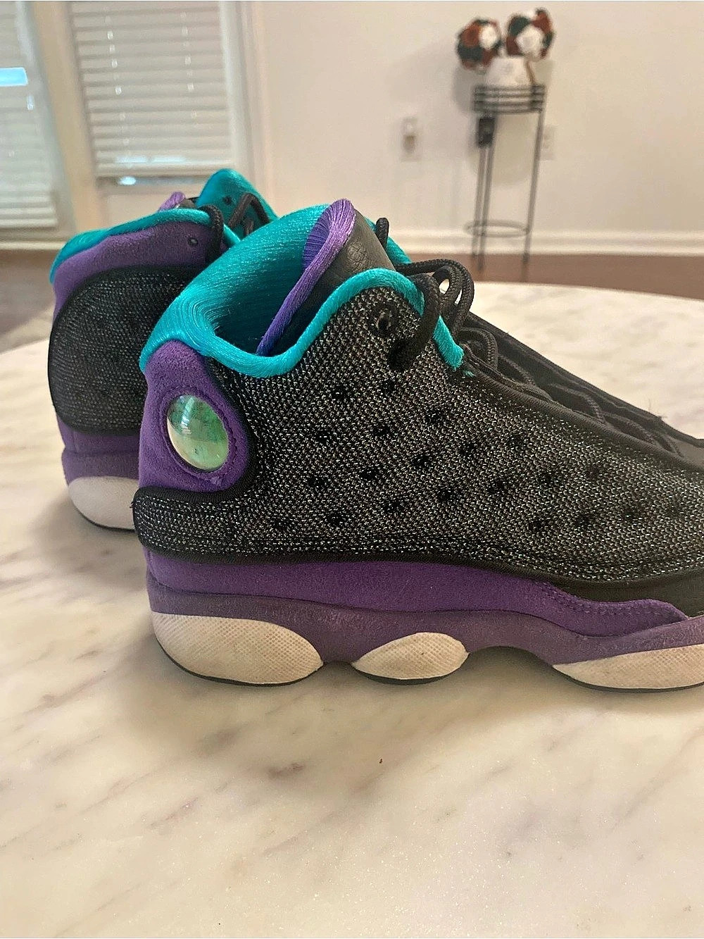 Jordan Air Jordan 13 Retro Violet Teal Black & Purple Sneakers